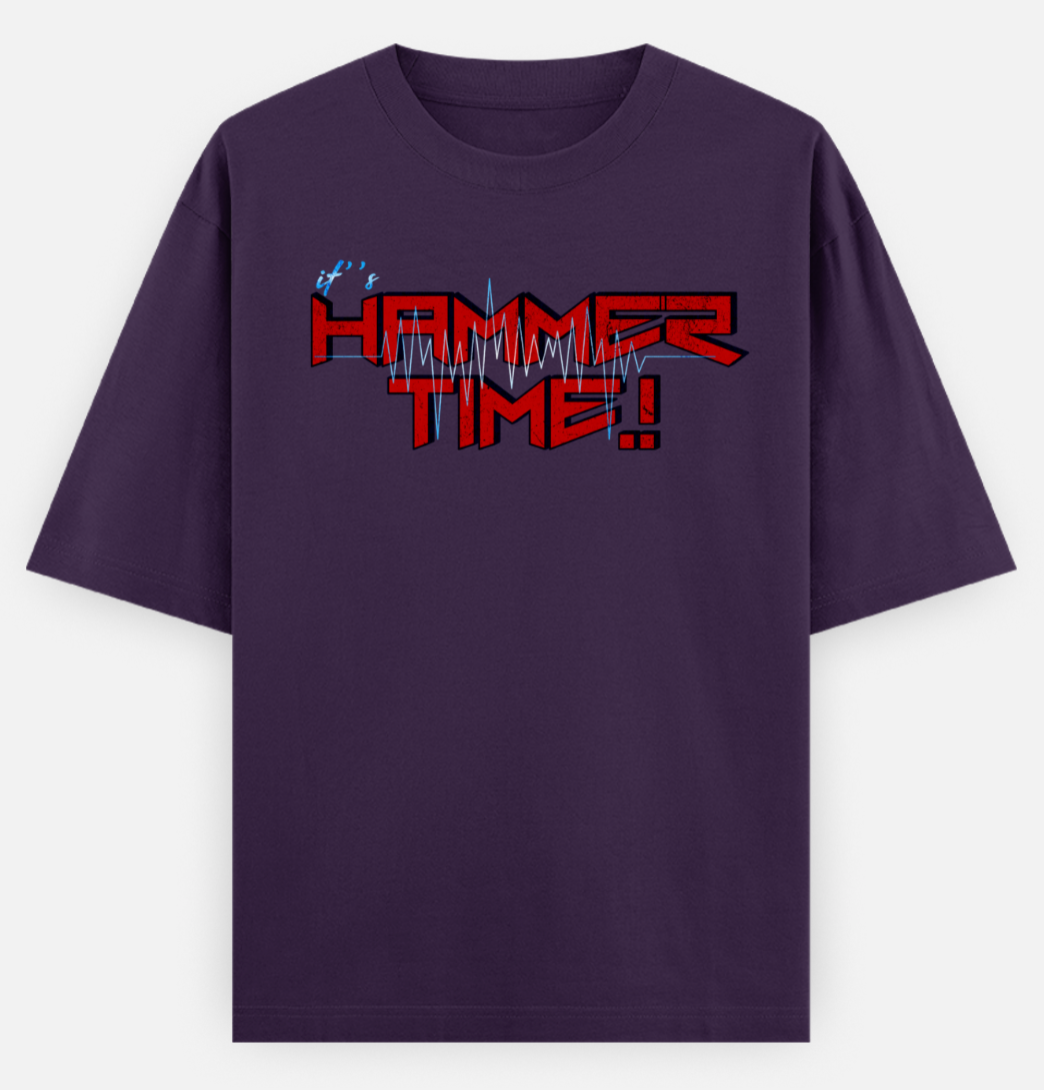Hammer Time | Frontline Flex | Standard Oversized Tee | YR-SND-FFD108