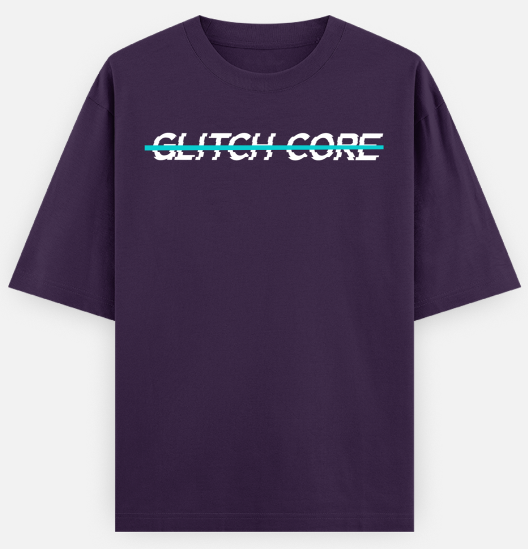 Glitch Core | Frontline Flex | Standard Oversized Tee | YR-SND-FFD98