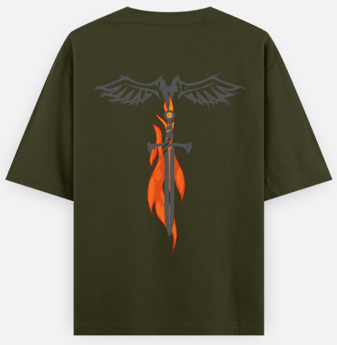 Flying Sword | Standard Oversized Tee | YR-SND-D04