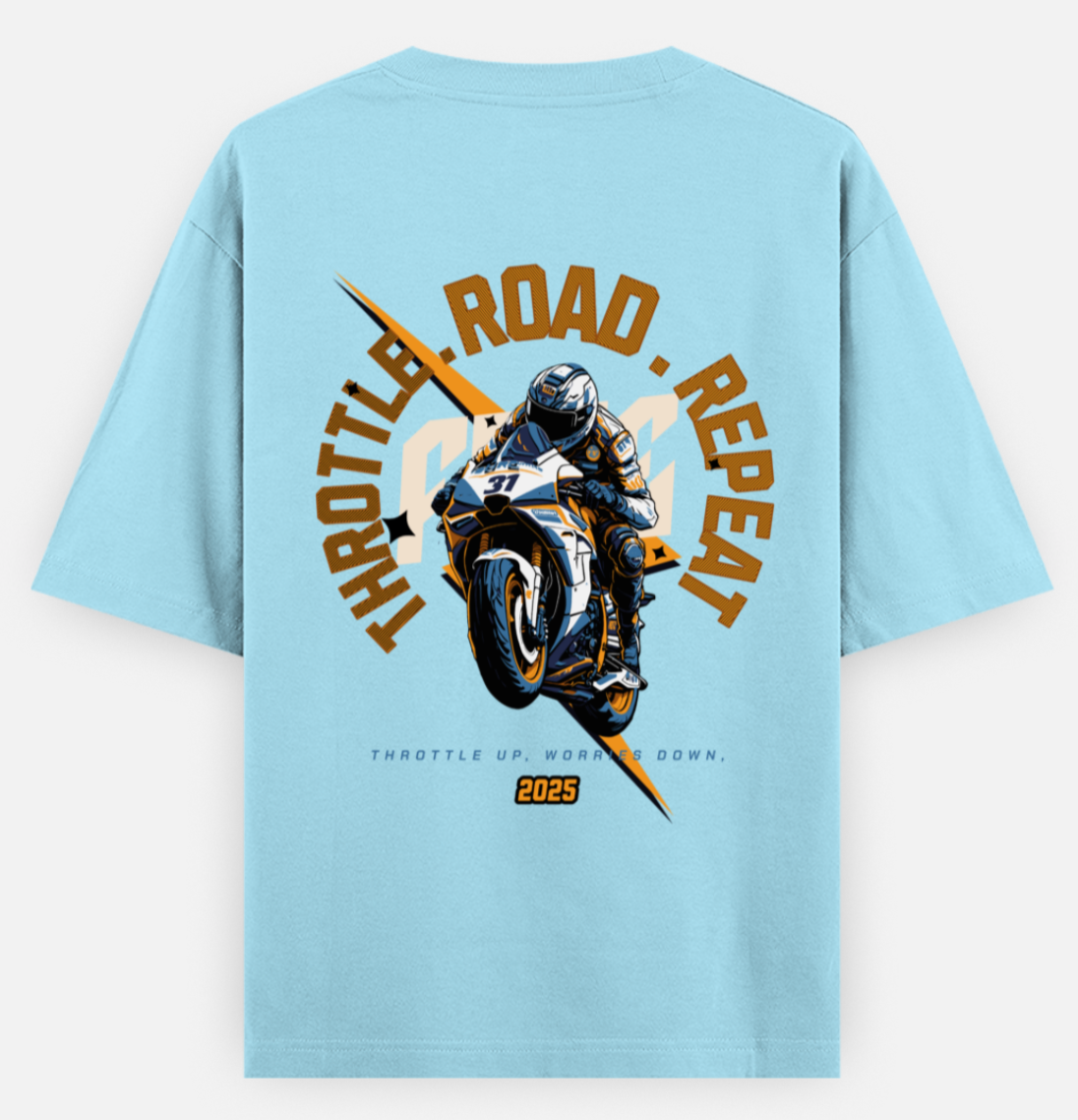 Throttle Up | Standard Oversized Tee | YR-SND-D12