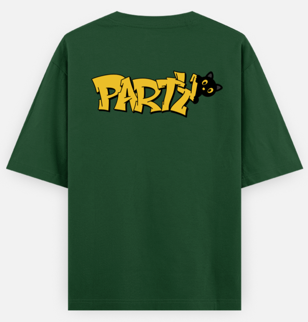 Party Cat | Standard Oversized Tee | YR-SND-D26