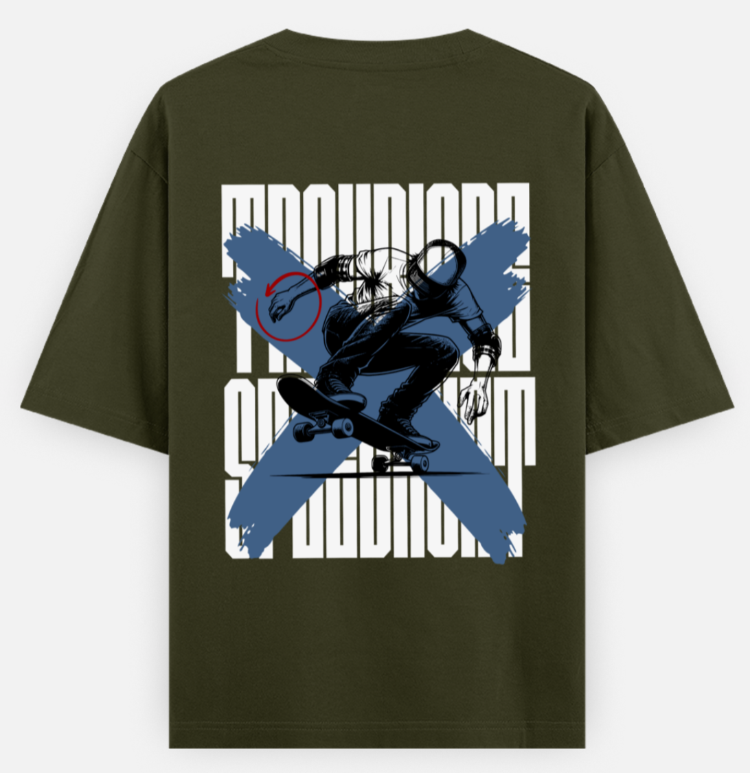 SkateB | Standard Oversized Tee | YR-SND-D41