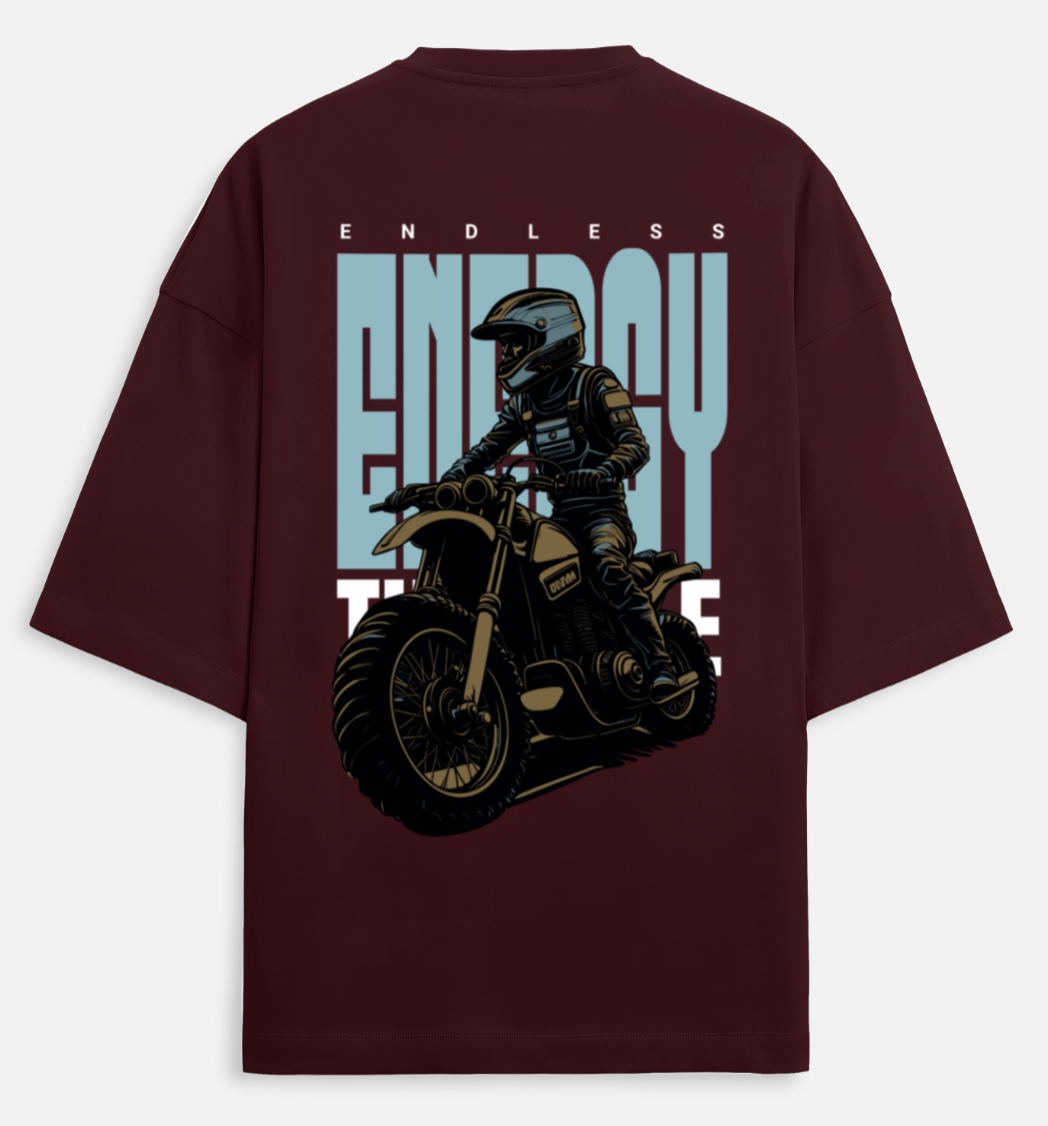 Gear Up | Terry Oversized Tee |YR-TRY-D06