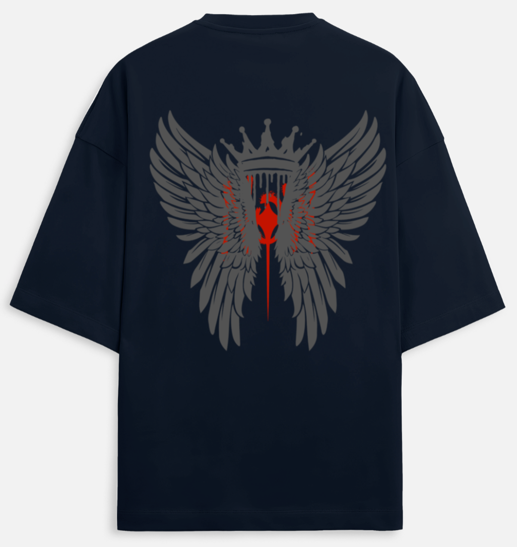 Wings Now | Terry Oversized Tee |YR-TRY-D09