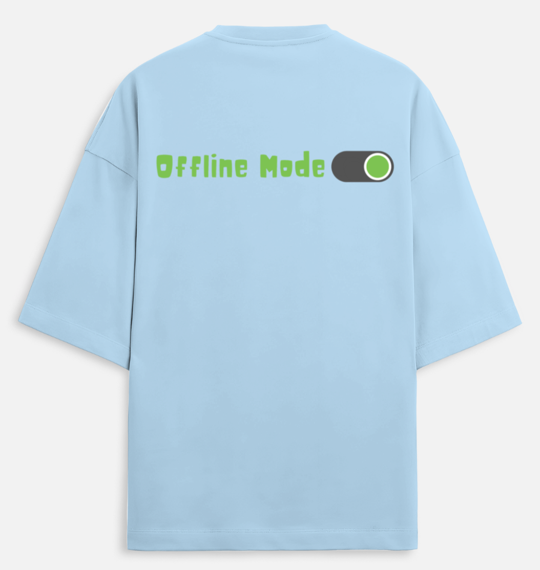 Offline Mode | Terry Oversized Tee |YR-TRY-D31