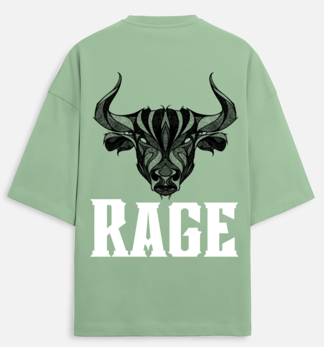 Rage| Terry Oversized Tee |YR-TRY-D34