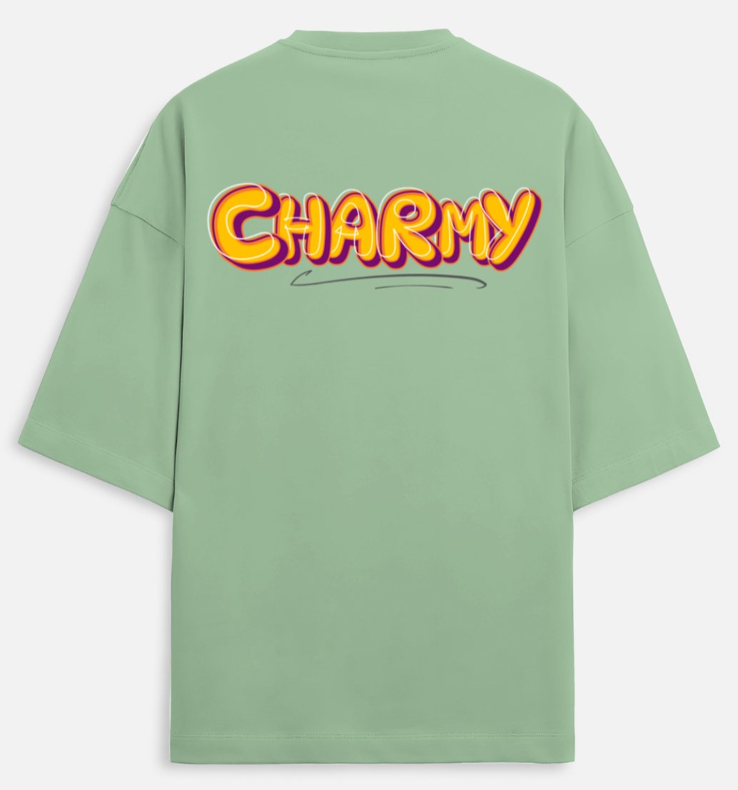 Charmy | Terry Oversized Tee |YR-TRY-D36