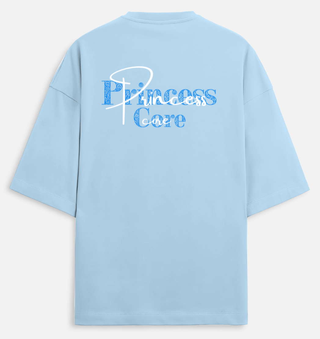 Princess Core | Terry Oversized Tee |YR-TRY-D38