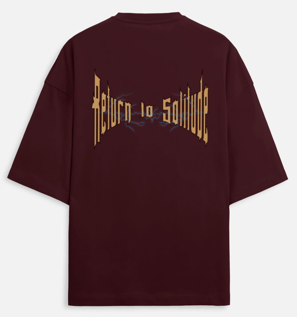 Return To Solitude | Terry Oversized Tee |YR-TRY-D40