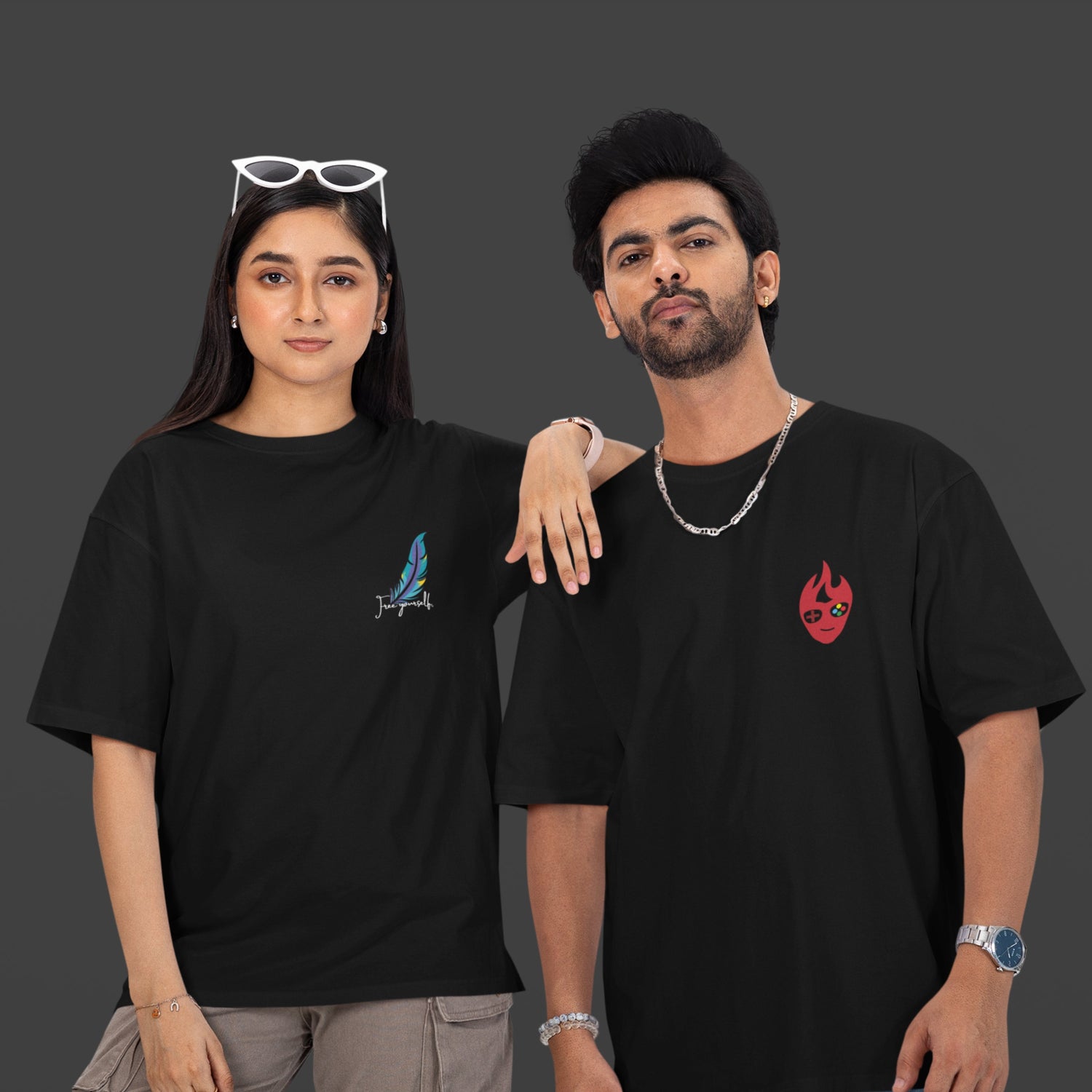 Front Flex Oversized Tee's