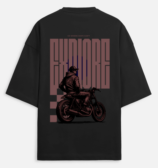 Explore | Terry Oversized Tee |YR-TRY-D48