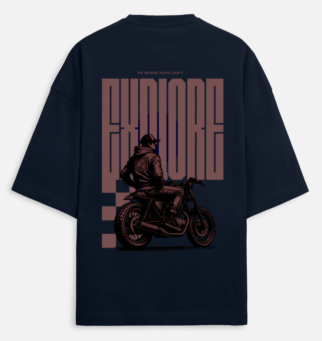 Explore | Terry Oversized Tee |YR-TRY-D48