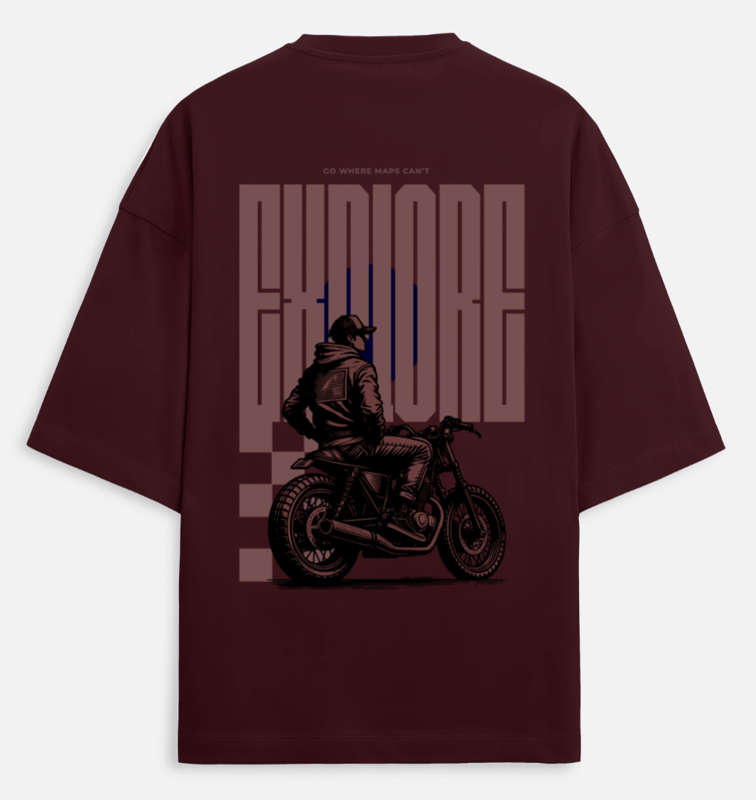 Explore | Terry Oversized Tee |YR-TRY-D48