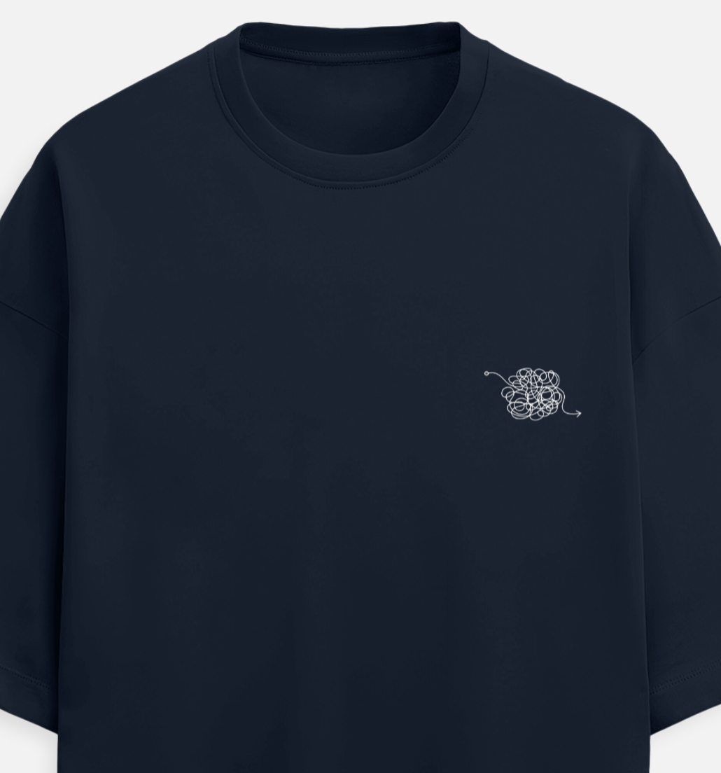 Overthinkin' | Terry Oversized Tee |YR-TRY-D13