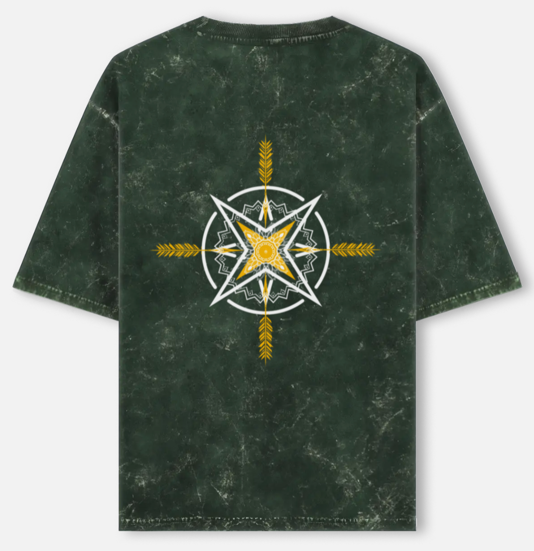 Arrow | Acid Washed Oversized Tee |YR-AW-D24