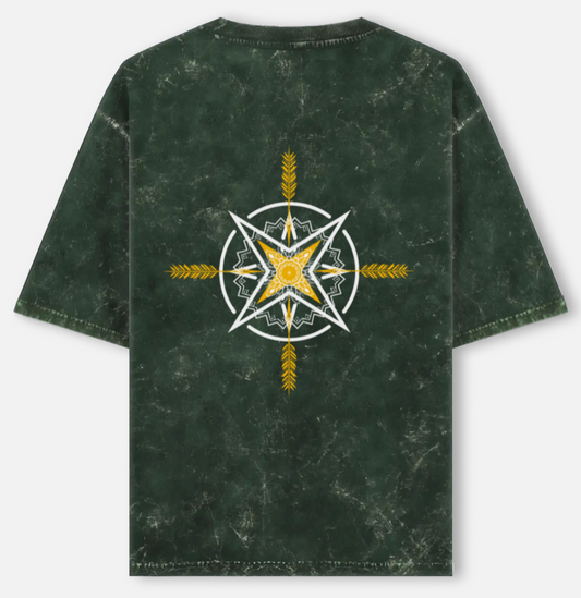 Arrow | Acid Washed Oversized Tee |YR-AW-D24