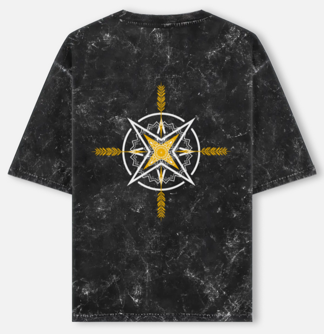 Arrow | Acid Washed Oversized Tee |YR-AW-D24