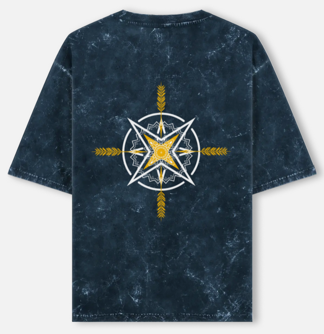 Arrow | Acid Washed Oversized Tee |YR-AW-D24