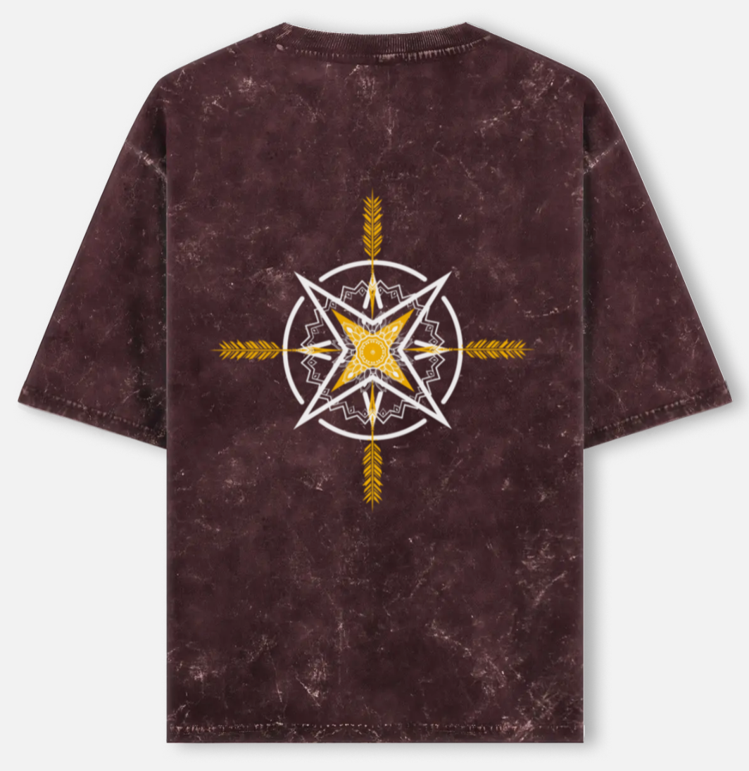 Arrow | Acid Washed Oversized Tee |YR-AW-D24