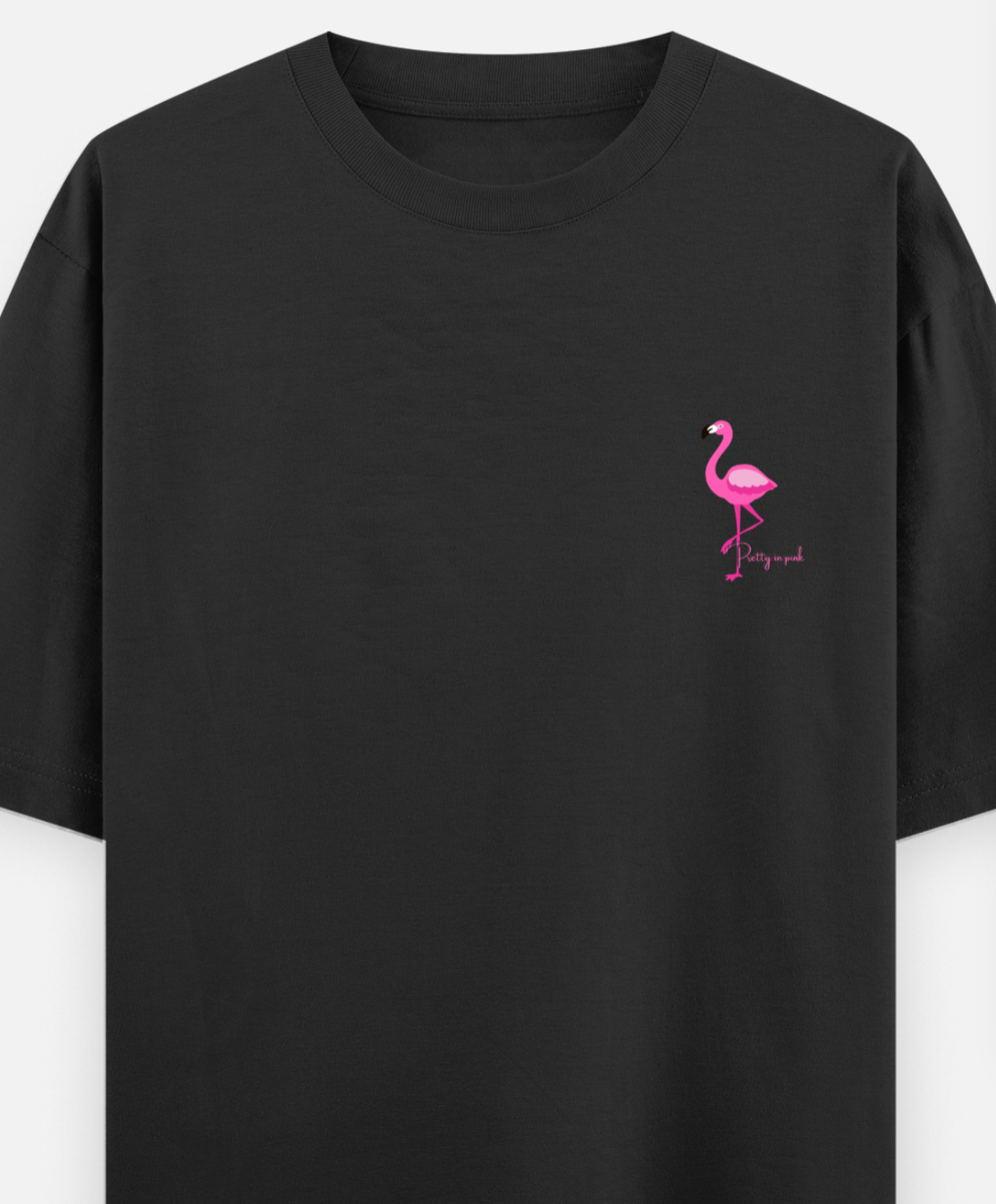 Pretty in pink | Front Flex | Standard Oversized Tee | YR-SND-FFD51