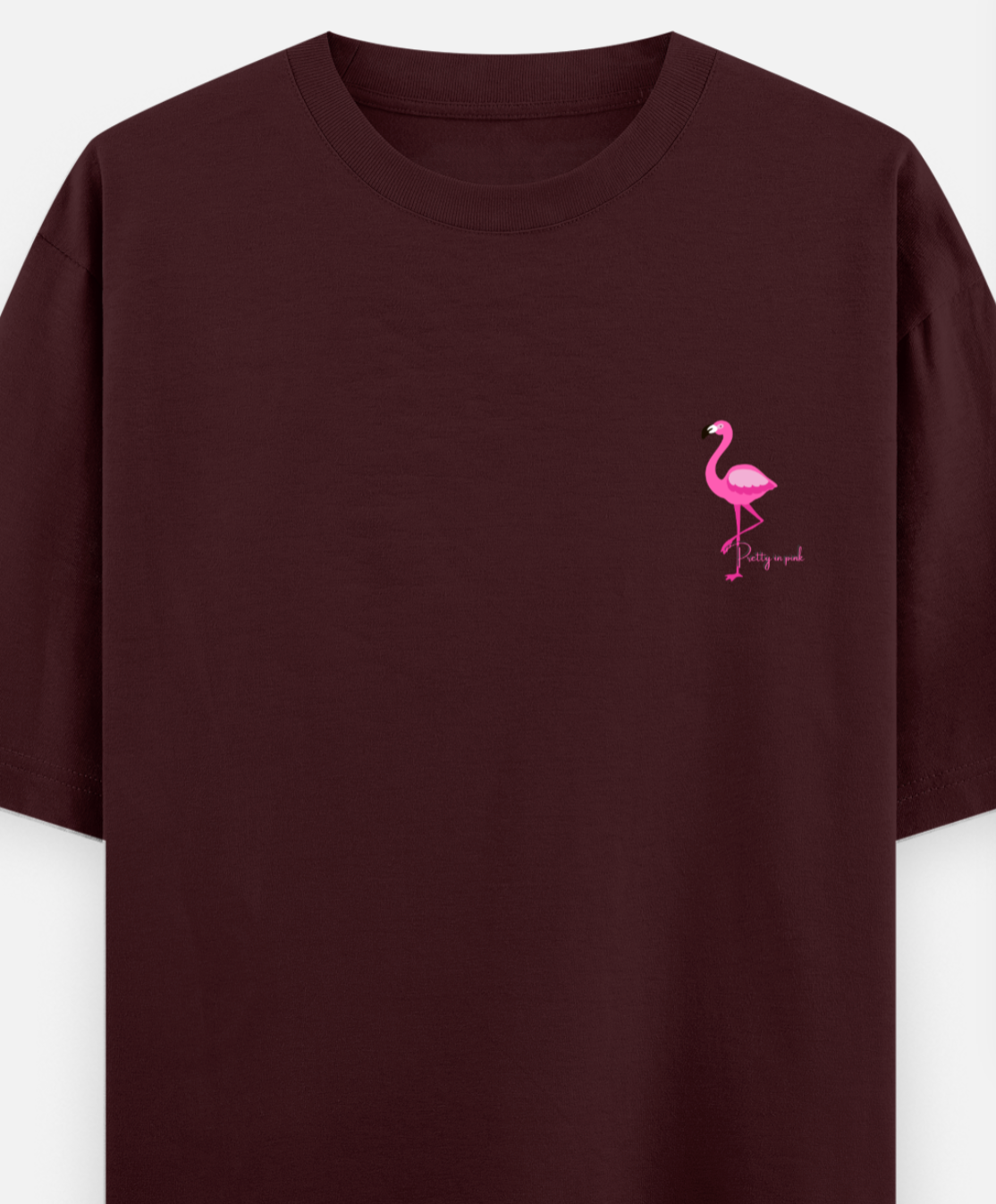 Pretty in pink | Front Flex | Standard Oversized Tee | YR-SND-FFD51