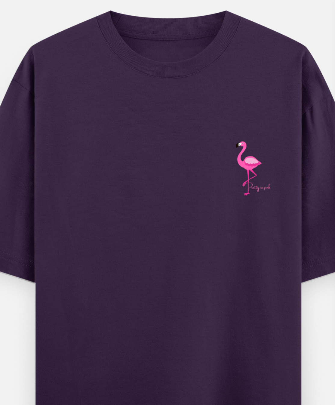 Pretty in pink | Front Flex | Standard Oversized Tee | YR-SND-FFD51