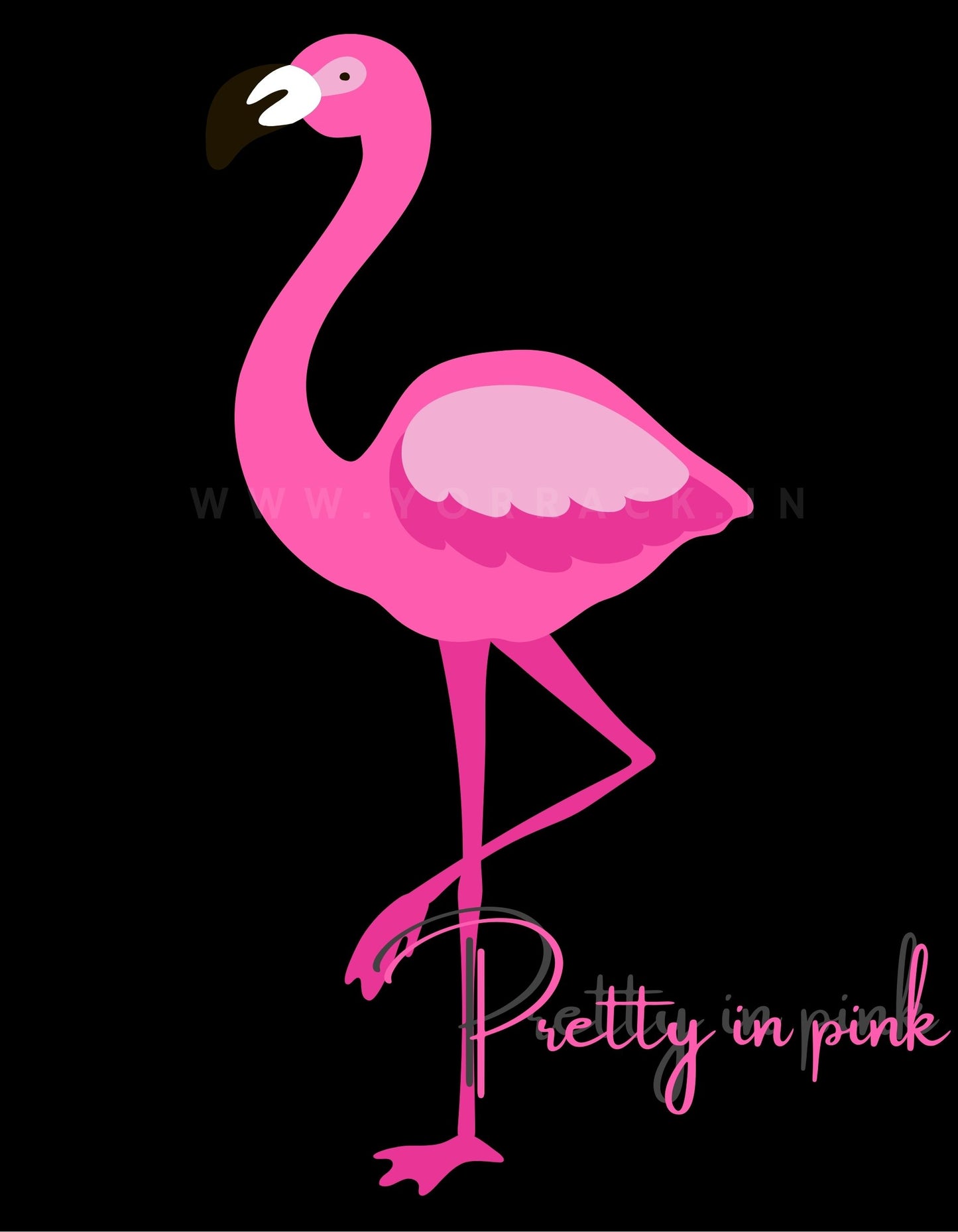 Pretty in pink | Front Flex | Standard Oversized Tee | YR-SND-FFD51