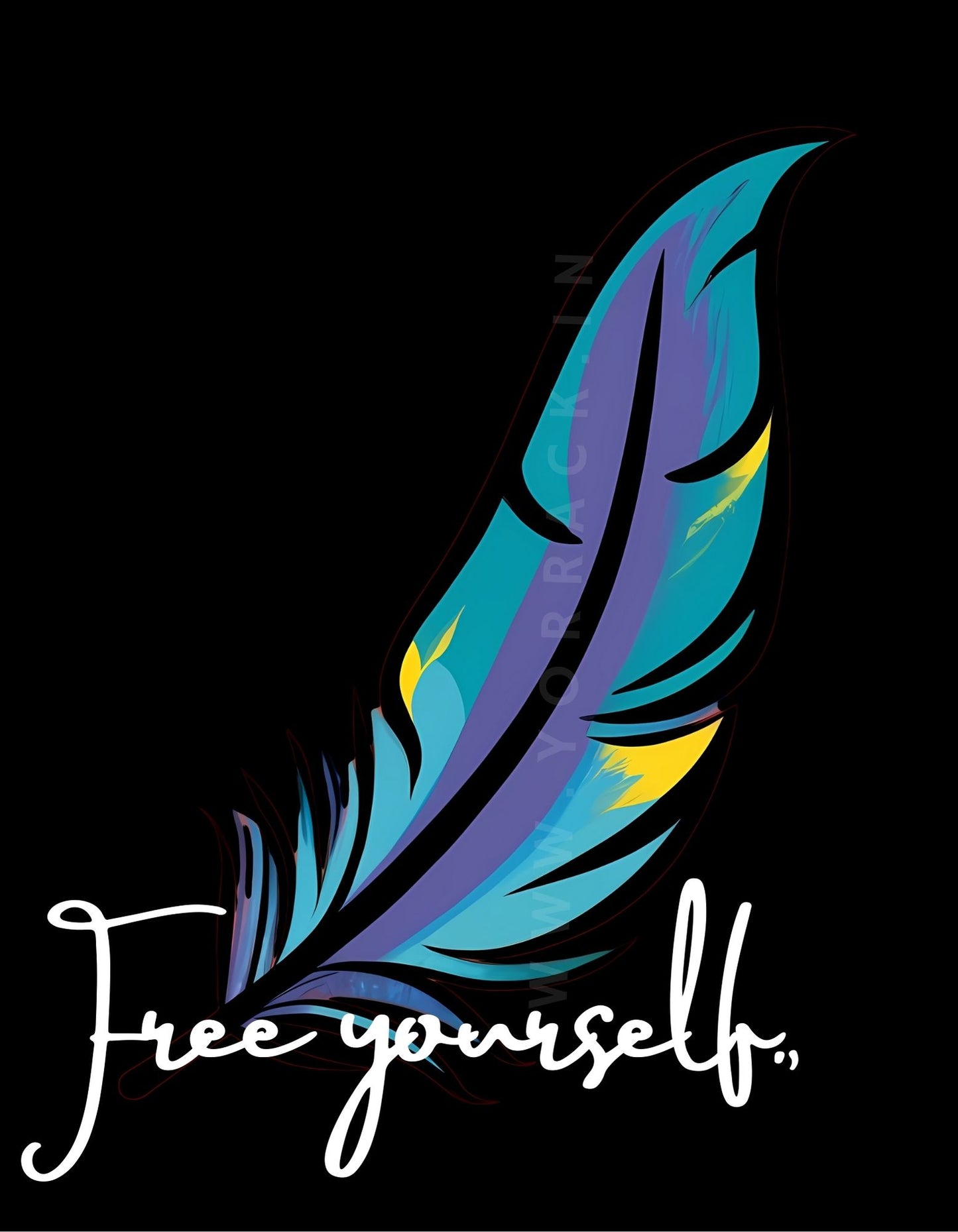 Free yourself | Front Flex | Standard Oversized Tee | YR-SND-FFD57