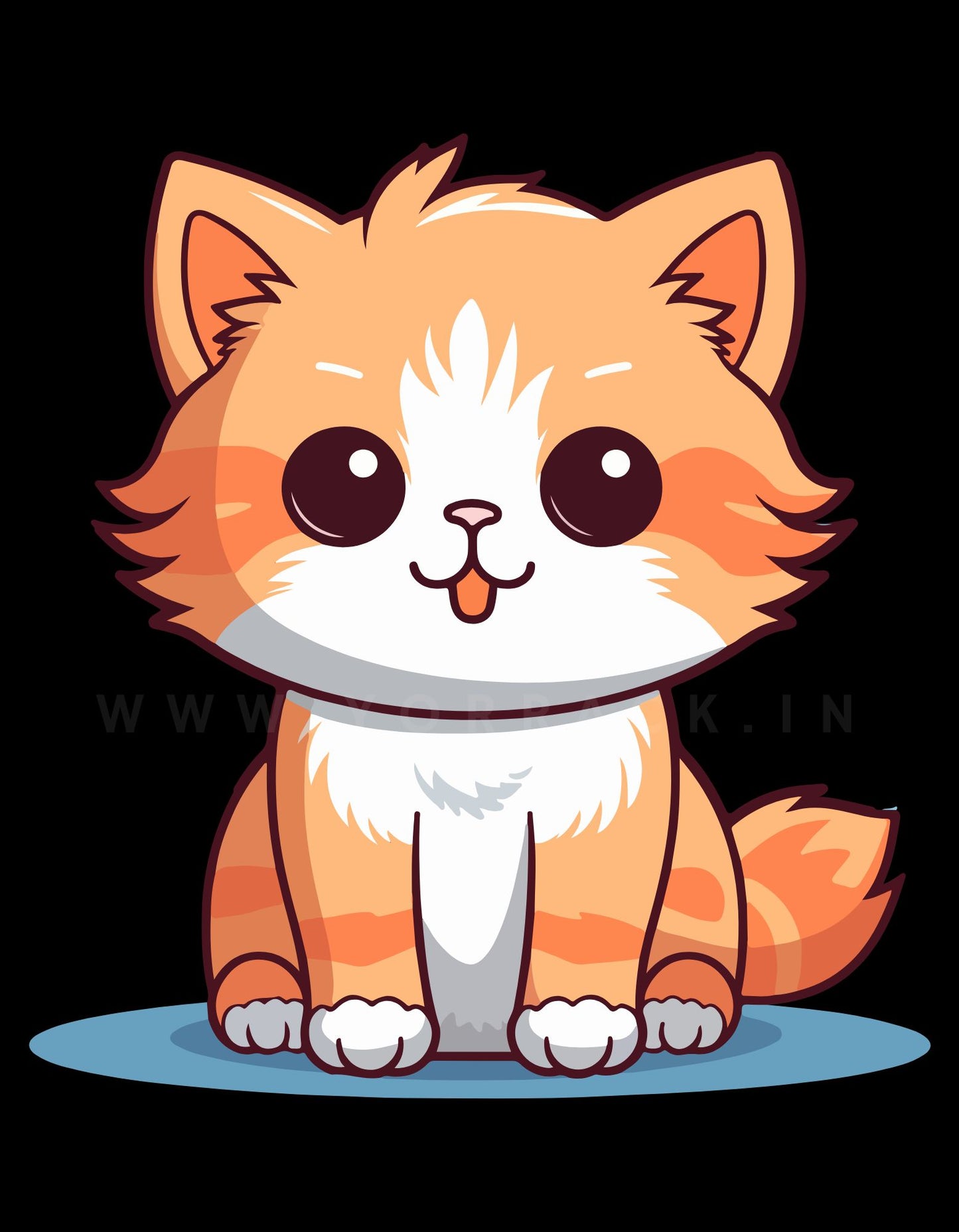 Ginger | Front Flex | Standard Oversized Tee | YR-SND-FFD59