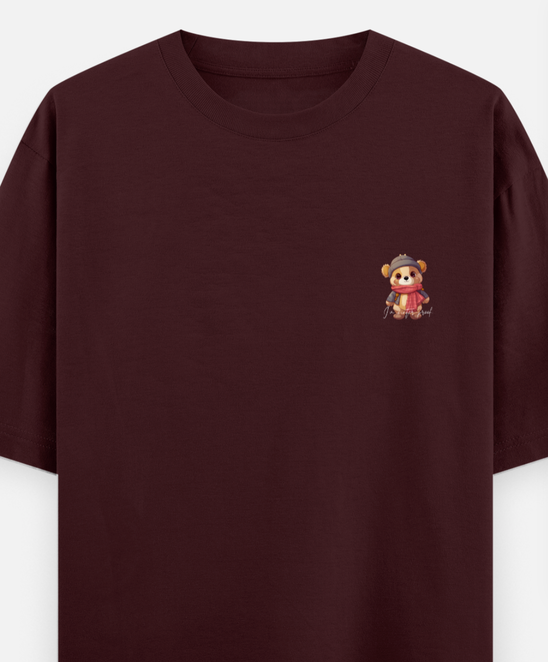 Winter-proof | Front Flex | Standard Oversized Tee | YR-SND-FFD60