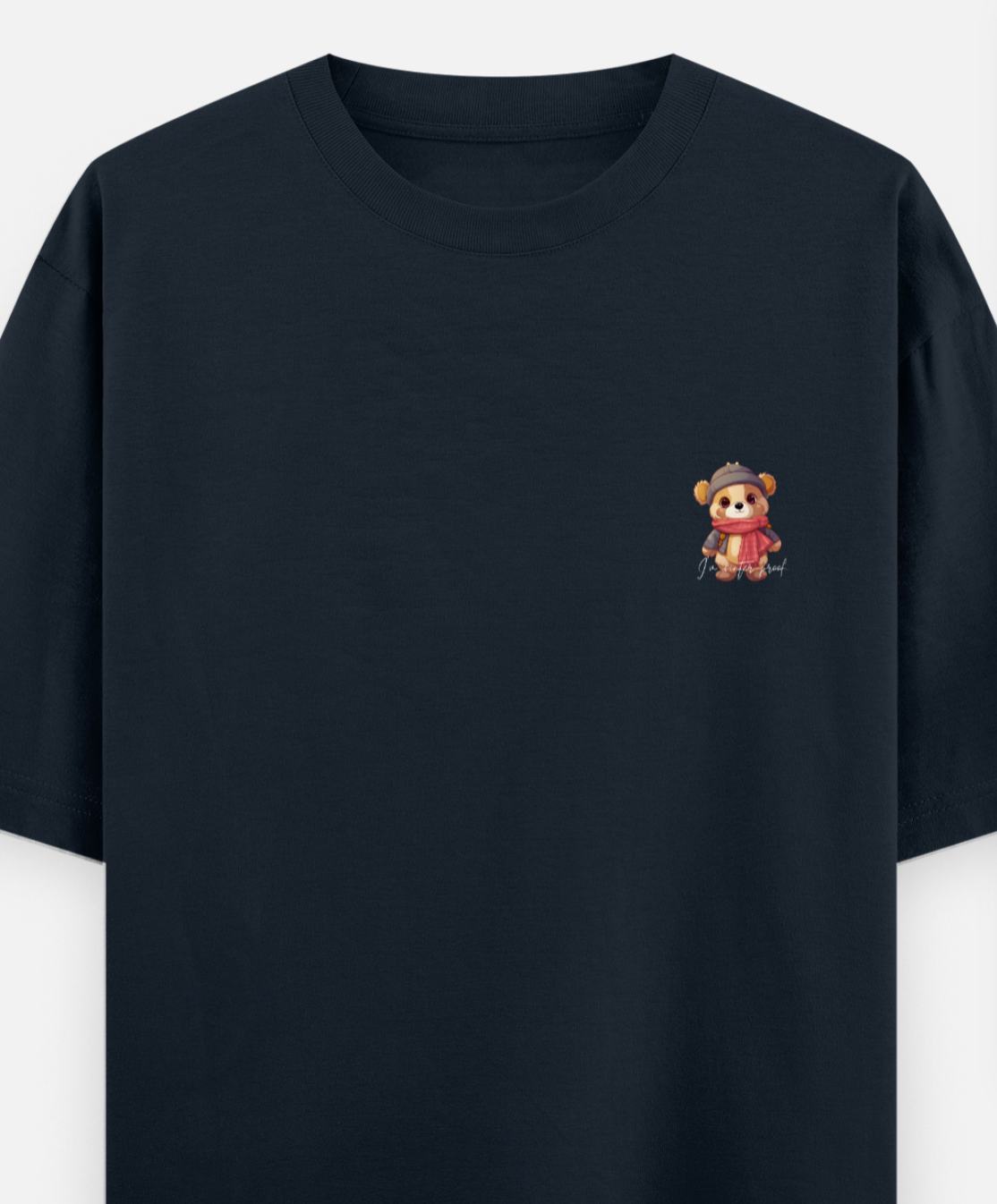 Winter-proof | Front Flex | Standard Oversized Tee | YR-SND-FFD60