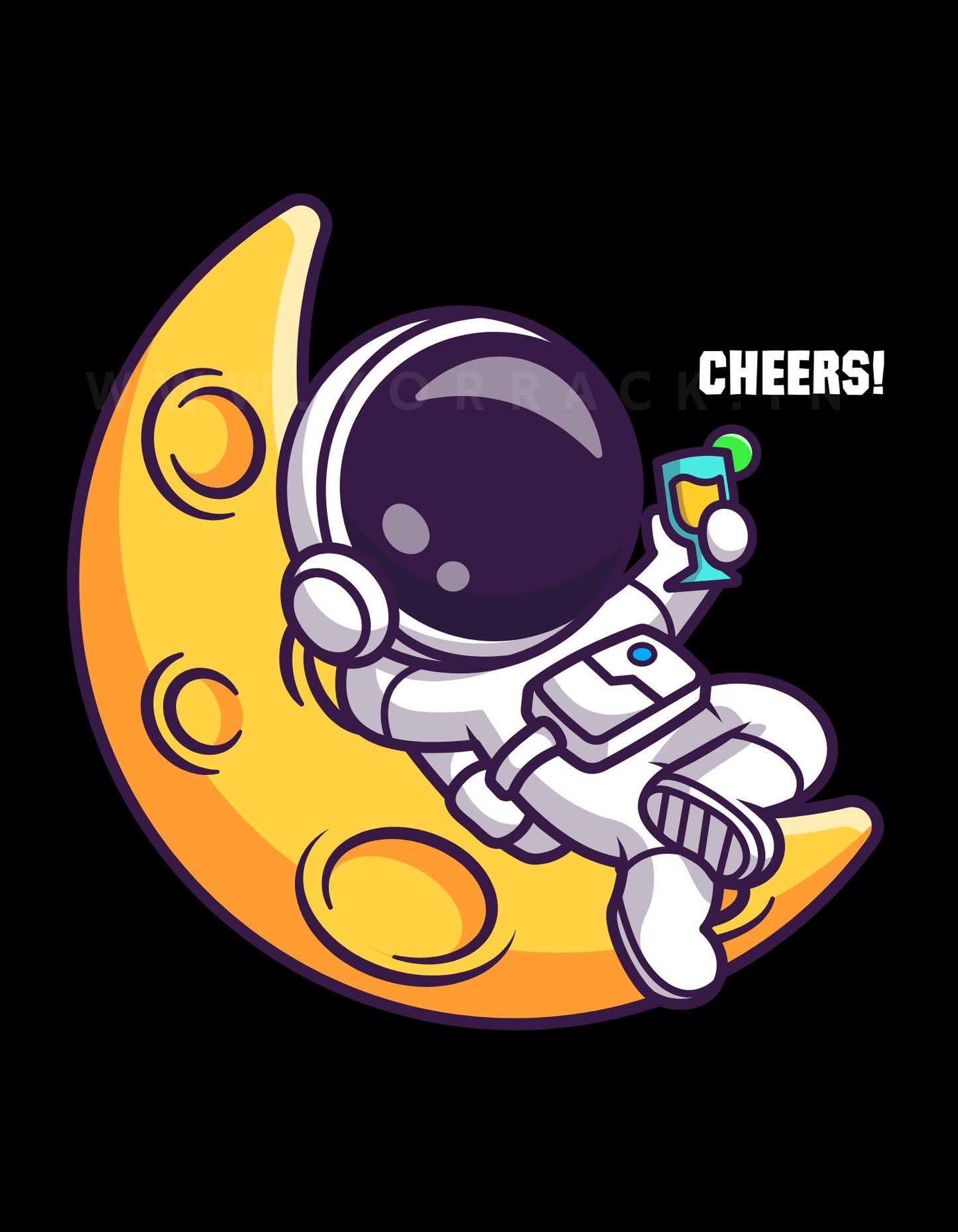 Cheers | Front Flex | Standard Oversized Tee | YR-SND-FFD61