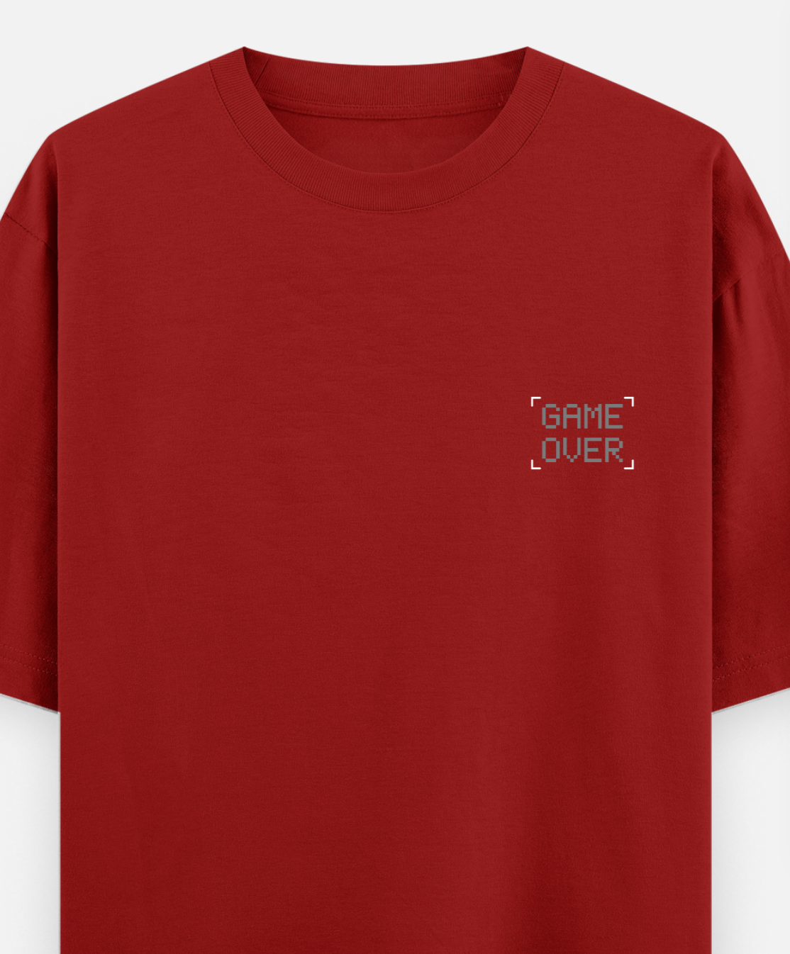 Game Over | Front Flex | Standard Oversized Tee | YR-SND-FFD62