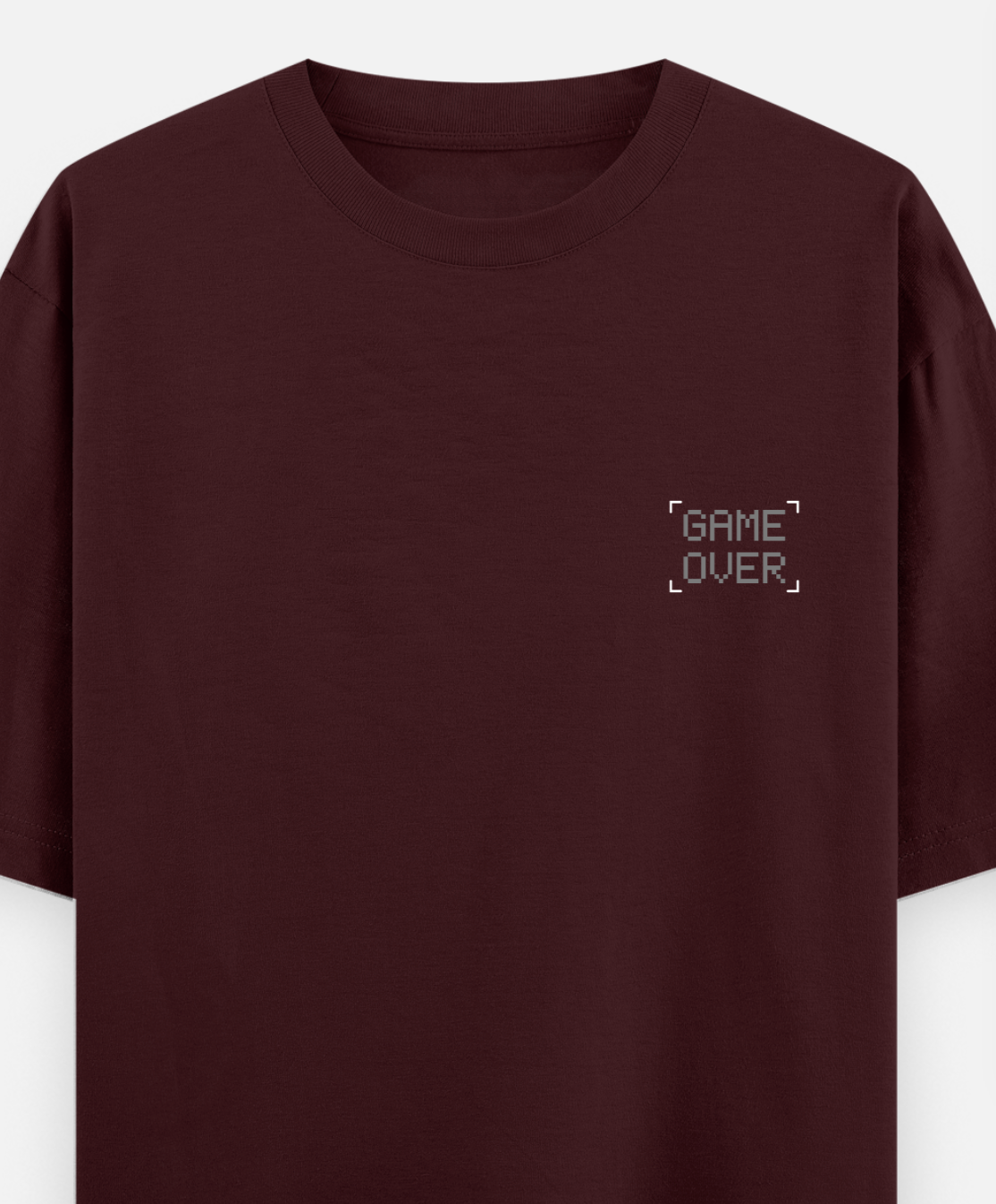 Game Over | Front Flex | Standard Oversized Tee | YR-SND-FFD62