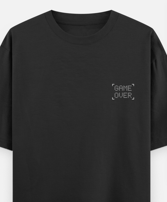 Game Over | Front Flex | Standard Oversized Tee | YR-SND-FFD62