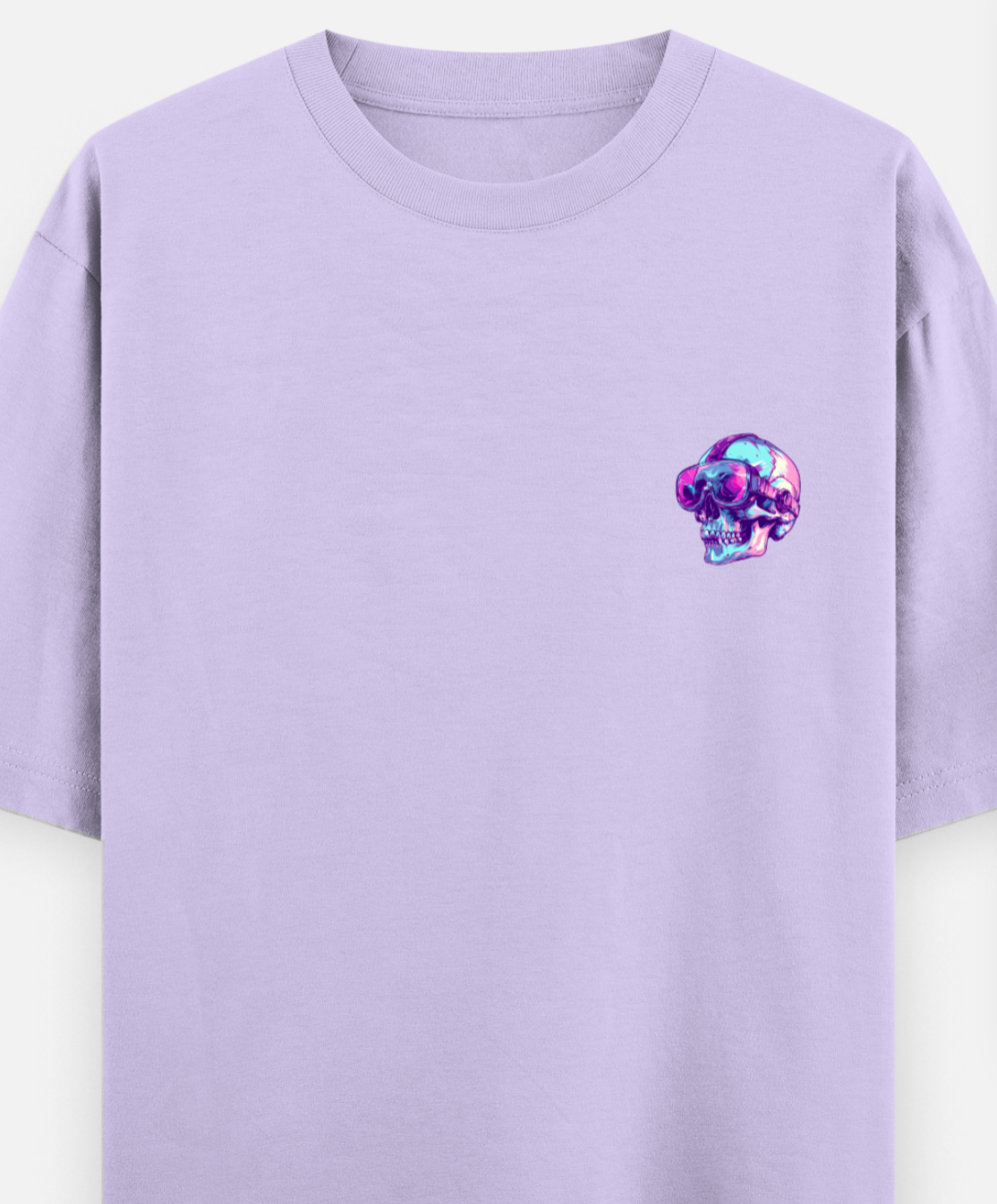 GlitchBone | Front Flex | Standard Oversized Tee | YR-SND-FFD70