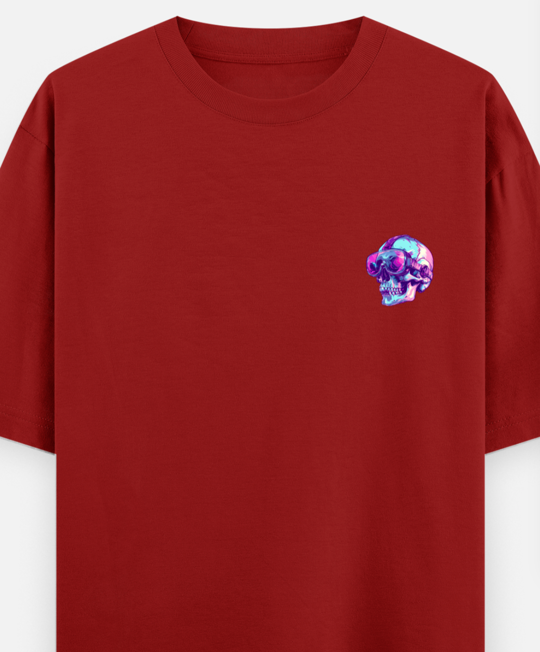 GlitchBone | Front Flex | Standard Oversized Tee | YR-SND-FFD70