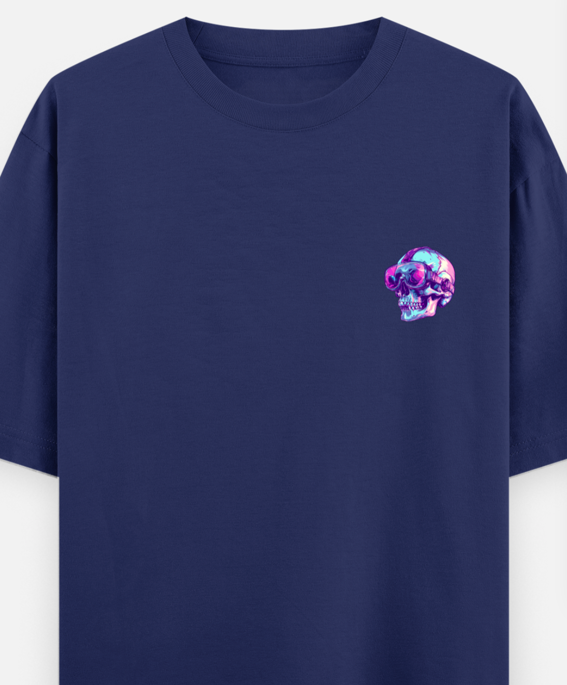 GlitchBone | Front Flex | Standard Oversized Tee | YR-SND-FFD70