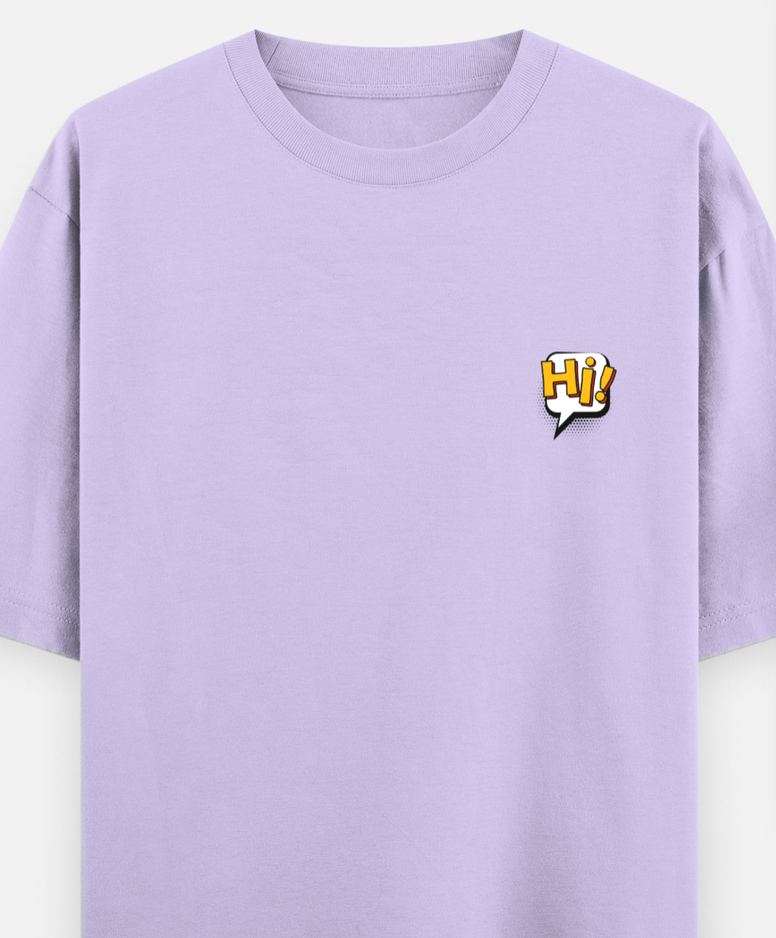 Hi | Front Flex | Standard Oversized Tee | YR-SND-FFD75