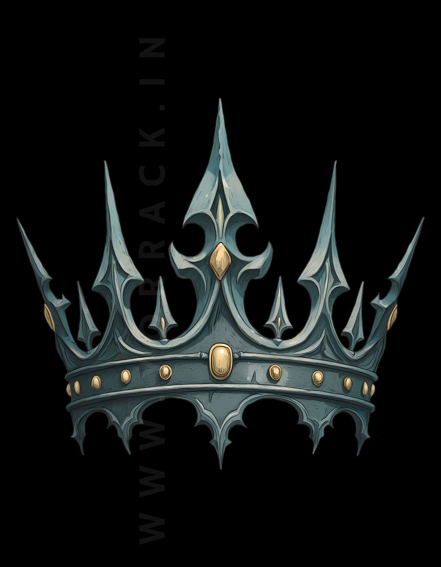 iron crown | Front Flex | Standard Oversized Tee | YR-SND-FFD77