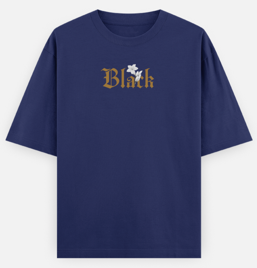 Black | Frontline Flex | Standard Oversized Tee | YR-SND-FFD97