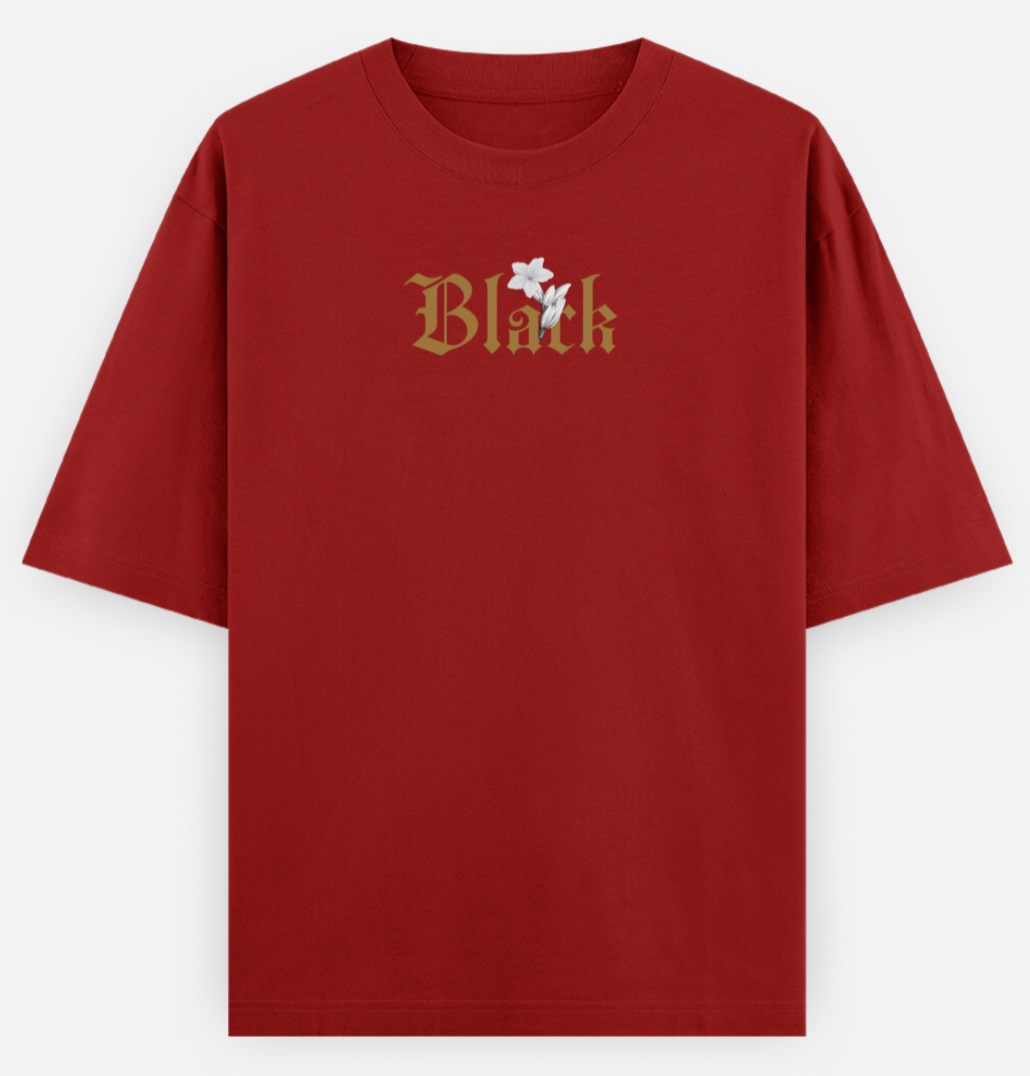 Black | Frontline Flex | Standard Oversized Tee | YR-SND-FFD97