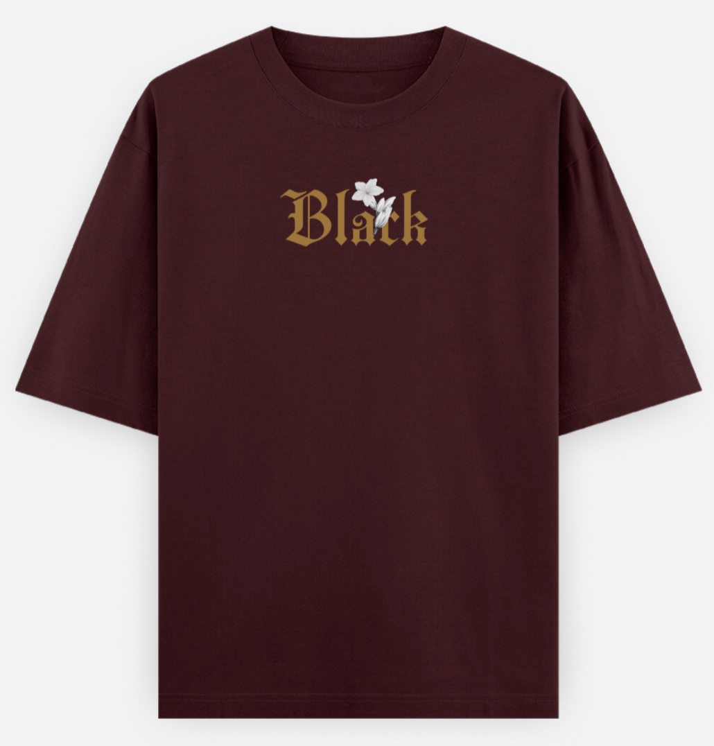 Black | Frontline Flex | Standard Oversized Tee | YR-SND-FFD97