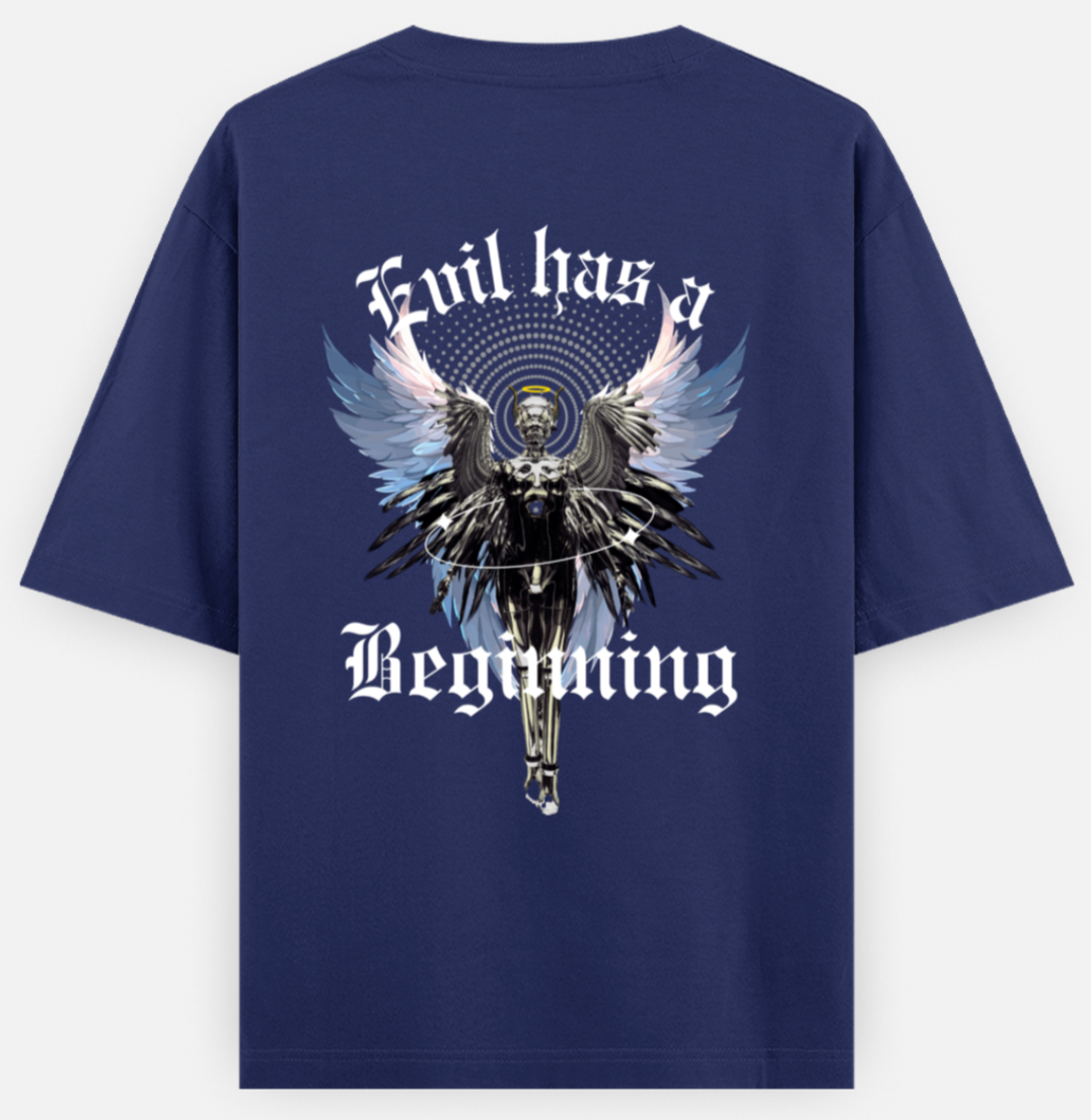 Evil Beginning | Standard Oversized Tee | YR-SND-D11