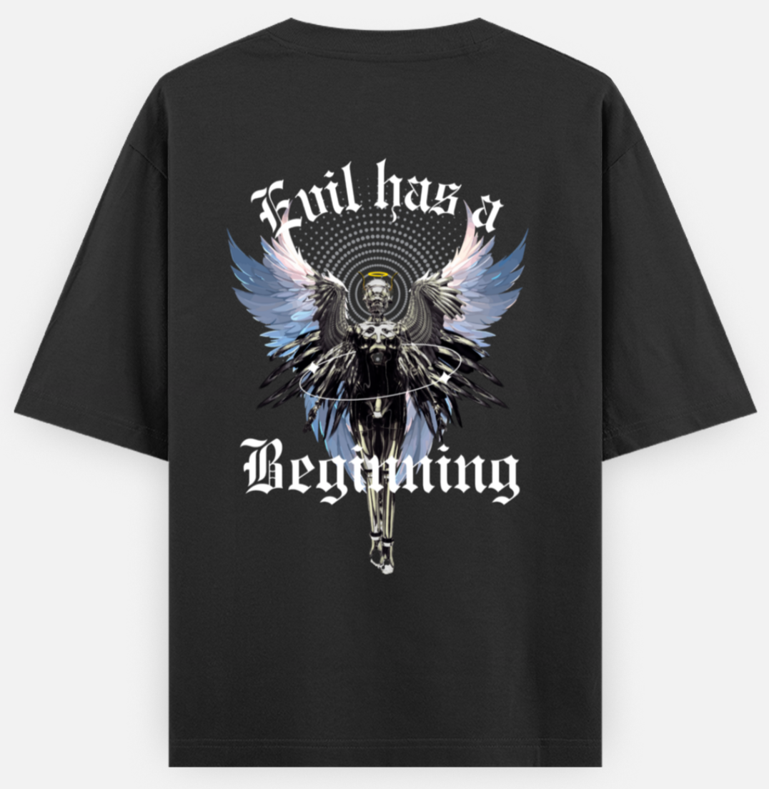 Evil Beginning | Standard Oversized Tee | YR-SND-D11