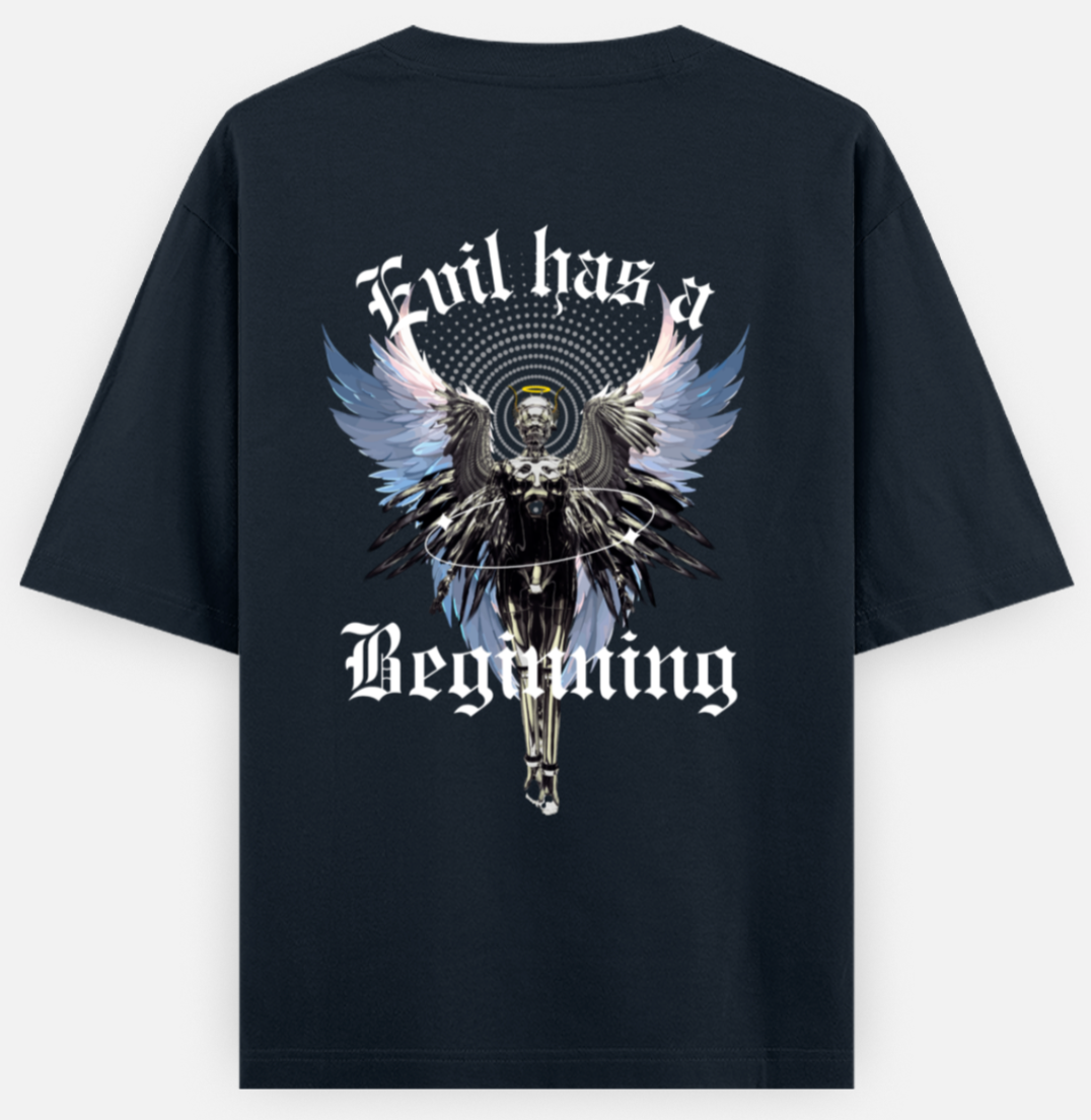 Evil Beginning | Standard Oversized Tee | YR-SND-D11