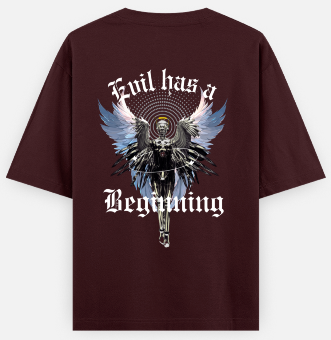 Evil Beginning | Standard Oversized Tee | YR-SND-D11