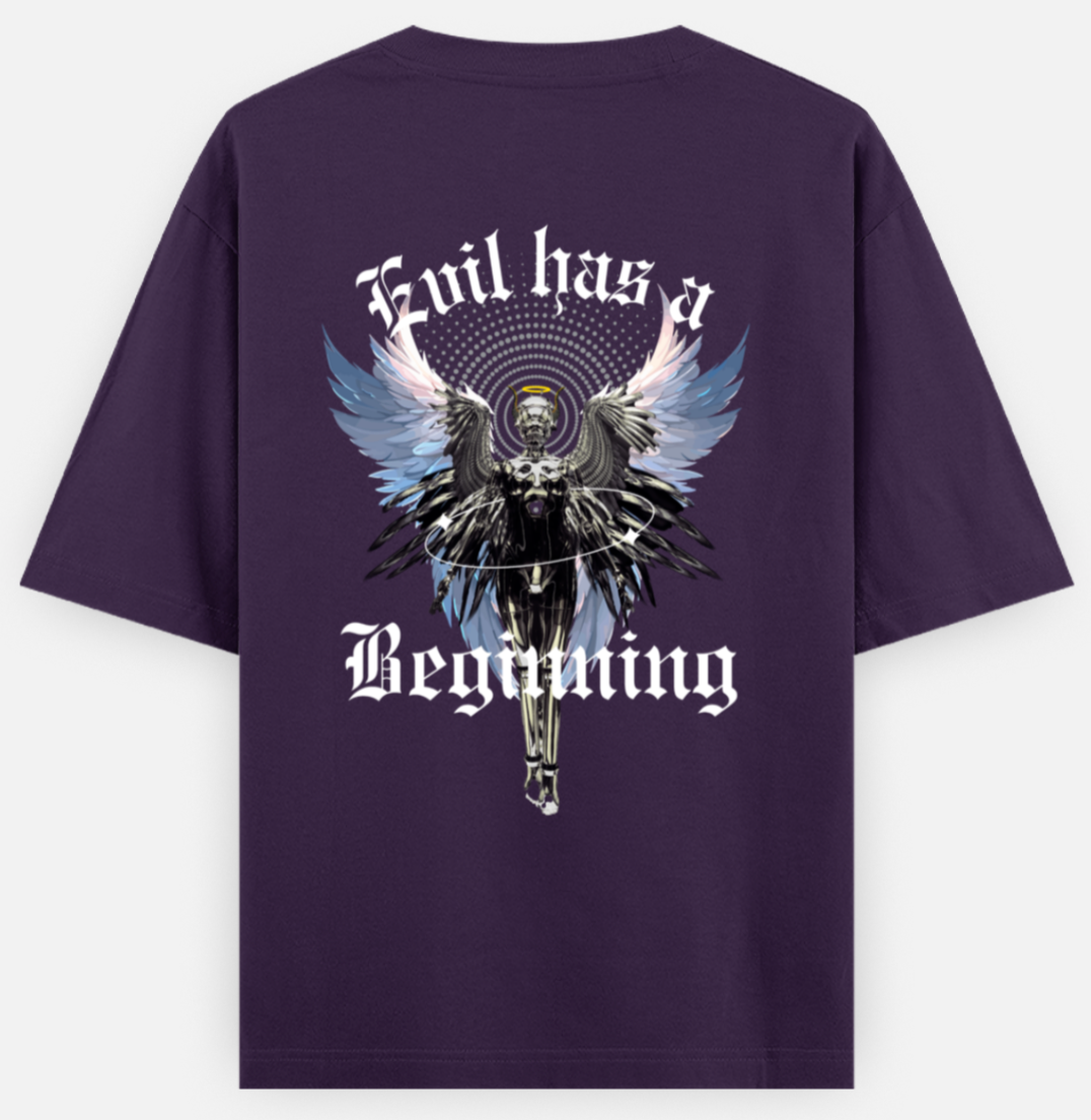 Evil Beginning | Standard Oversized Tee | YR-SND-D11