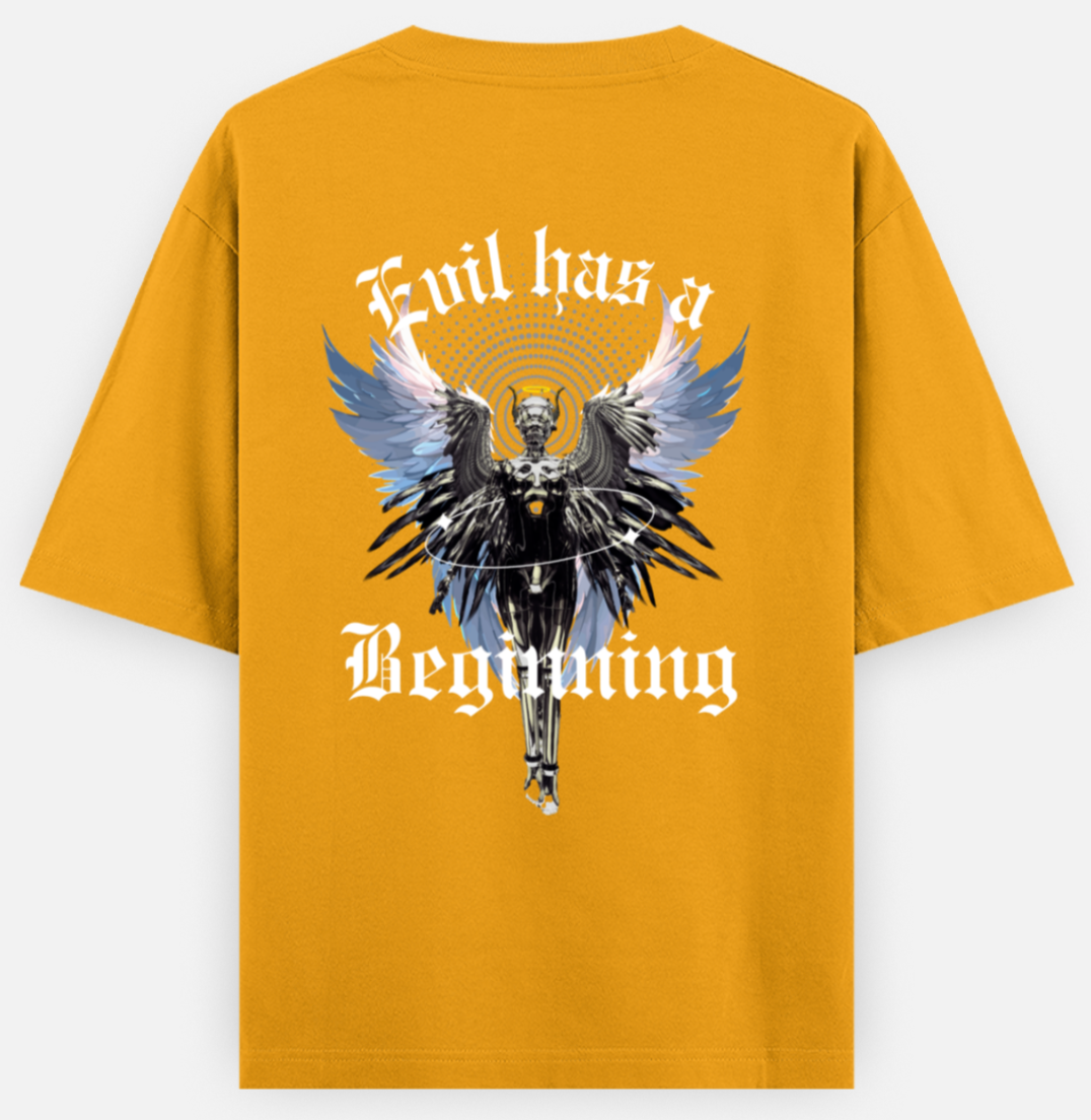Evil Beginning | Standard Oversized Tee | YR-SND-D11