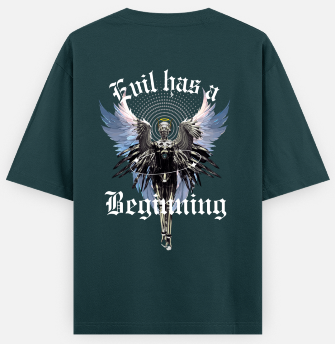 Evil Beginning | Standard Oversized Tee | YR-SND-D11